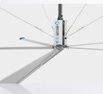 OM-KC-(3-7)E Industrial Ceiling Ventilation Fans 5 pcs fan blades